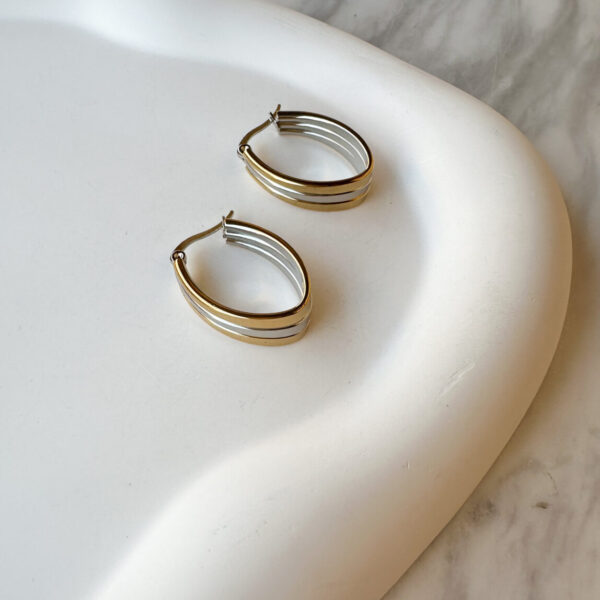 Mixed Oval Hoops