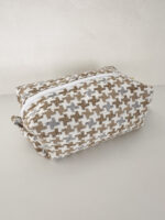 Beige Zipper Bag