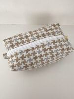 Beige Zipper Bag