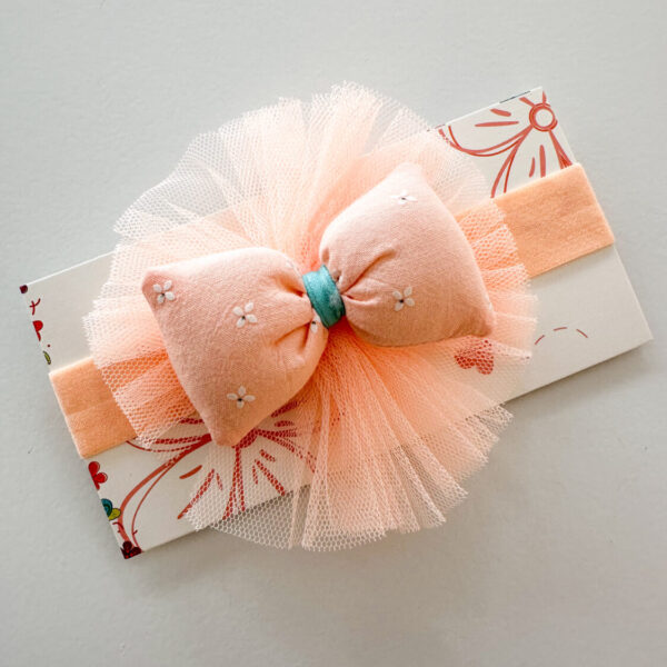 Orange Tulle Ribbon