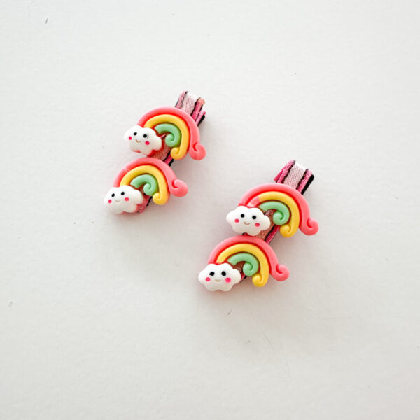 Small Rainbow Clips