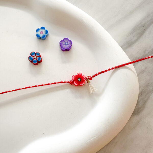 Fimo Flower March Bracelet