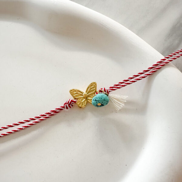 Howlite Butterfly March Bracelet