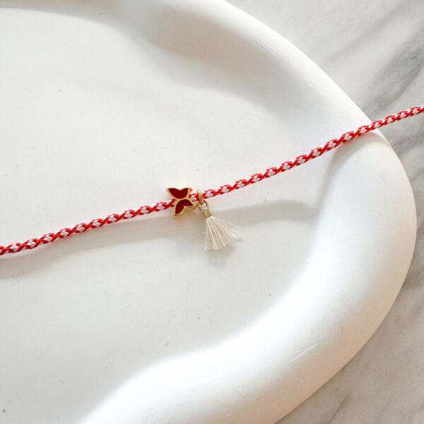 Red Butterfly March Bracelet