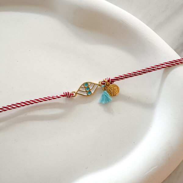 Turquoise Ponopon March Bracelet