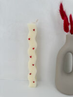 Wavy Heart Candle